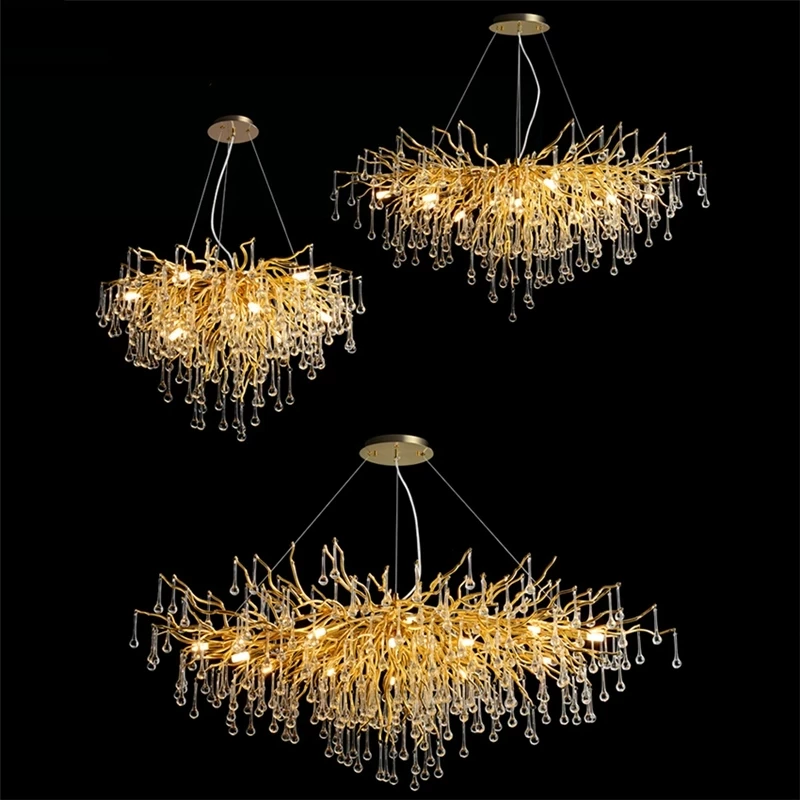 Modern LED Crystal Chandelier Lights for Living Room Cristal Lustre Chandeliers Restaurant Hotel Villa Hall Decoration Lighting
Modern LED Crystal Chandelier Lights for Living Room Cristal Lustre Chandeliers Restaurant Hotel Villa Hall Decoration Lighting