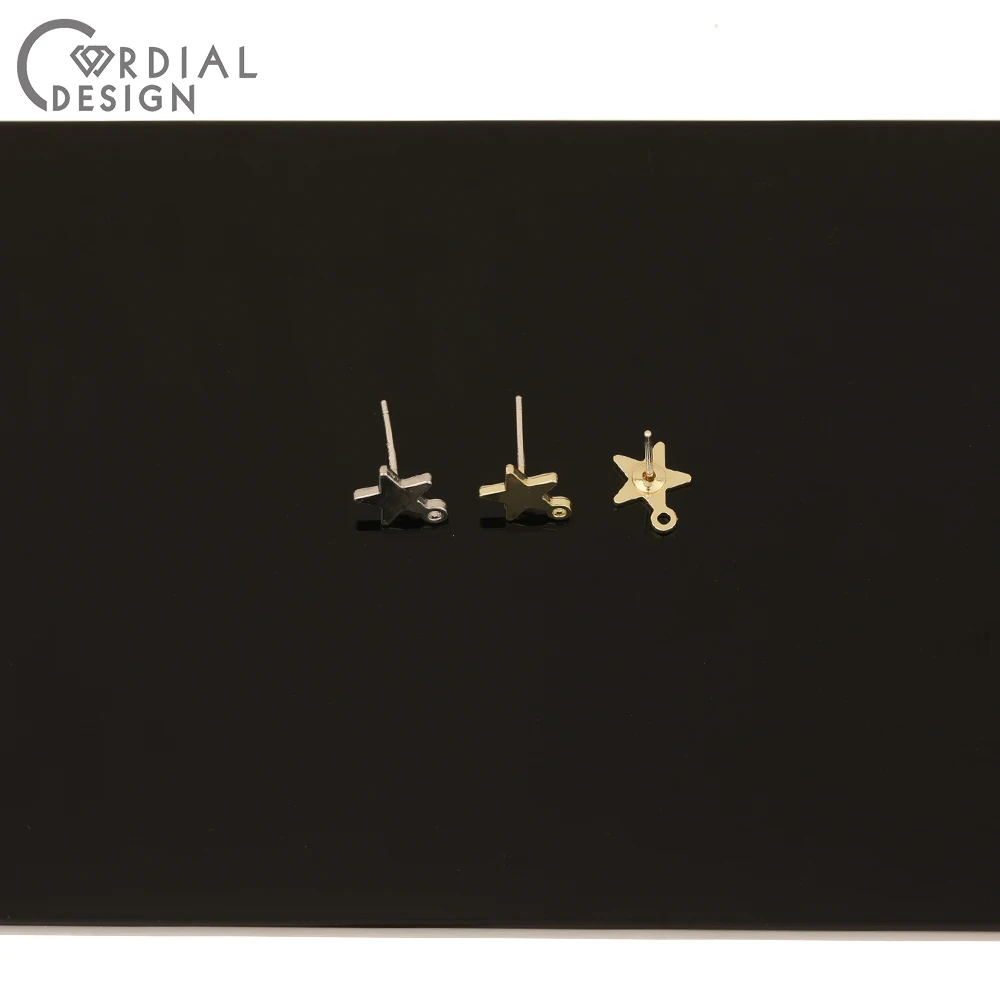 Cordial Design 100Pcs 8*9MM Jewelry Accessories/DIY Making/Hand Made/Earrings Stud/Star Shape/Jewelry Findings & Components
Cordial Design 100Pcs 8*9MM Jewelry Accessories/DIY Making/Hand Made/Earrings Stud/Star Shape/Jewelry Findings & Components