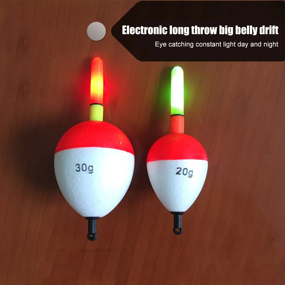 EVA Luminous Electric Fishing Floats High Sensitivity Lure Fising Buoy Bobber for Sea Carp Fishing Accessories Tackles
EVA Luminous Electric Fishing Floats High Sensitivity Lure Fising Buoy Bobber for Sea Carp Fishing Accessories Tackles