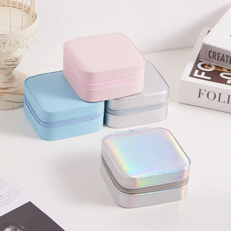 Waterproof Jewelry Box Small Mini Ear Studs Lipstick Rings Bracelets Storage Organizer Built-in Mirror Desktop Organizer
Waterproof Jewelry Box Small Mini Ear Studs Lipstick Rings Bracelets Storage Organizer Built-in Mirror Desktop Organizer