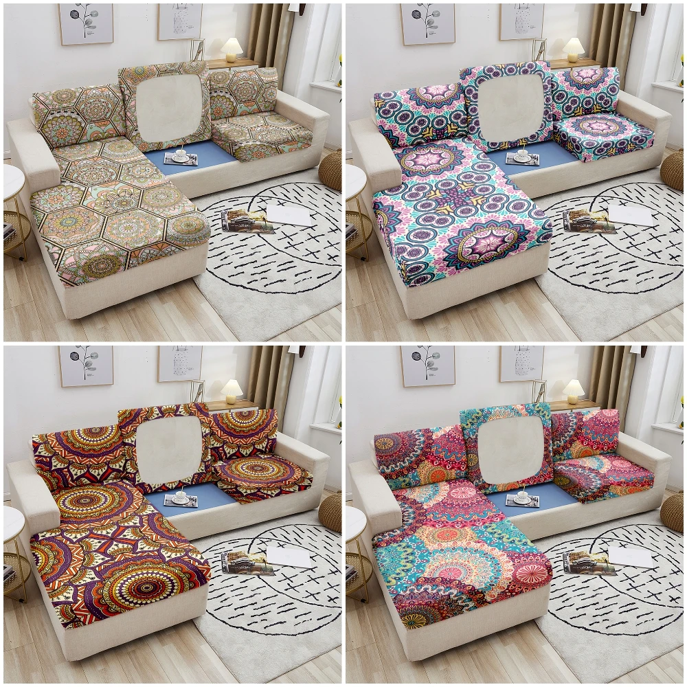 Furniture Protector Sofa Seat Cushion Cover Elastic Mandala Printed Sofa Seat Slipcover Stretch Sofa Slipcovers
Furniture Protector Sofa Seat Cushion Cover Elastic Mandala Printed Sofa Seat Slipcover Stretch Sofa Slipcovers