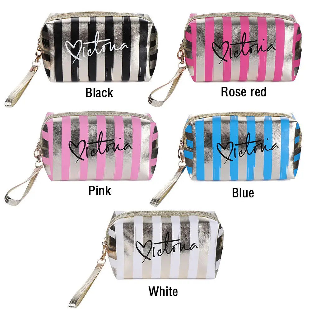 Phnom Penh Stripe Cosmetic Bag PU Leather Anise Storage Bag Lady Clutch Bag Portable Toiletry Bag Travel Accessories
Phnom Penh Stripe Cosmetic Bag PU Leather Anise Storage Bag Lady Clutch Bag Portable Toiletry Bag Travel Accessories