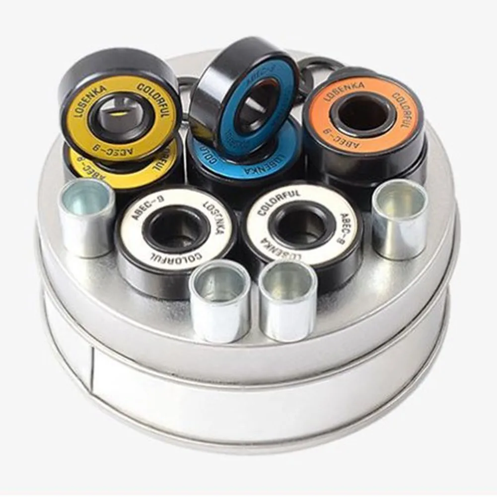 8Pcs ABEC9 Skateboard Bearing Chrome Steel Colorful Longboard Wheel Bearings With Sleeve Professional Speed Kit Accessories
8Pcs ABEC9 Skateboard Bearing Chrome Steel Colorful Longboard Wheel Bearings With Sleeve Professional Speed Kit Accessories