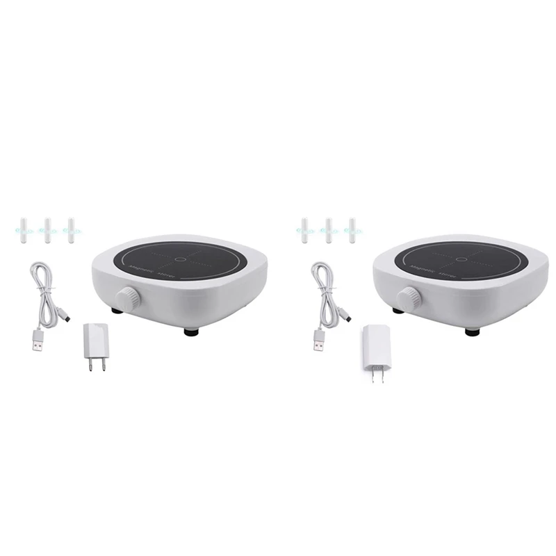 Magnetic Stirrer, Powerful Lab Stirrers With 4000RPM, With 3 Stir Bars, Max Liquid Stirring Capacity 2Liter
Magnetic Stirrer, Powerful Lab Stirrers With 4000RPM, With 3 Stir Bars, Max Liquid Stirring Capacity 2Liter