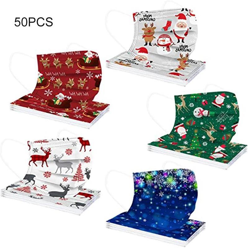50pcs Kids Merry christmas gift Face Mask 3Ply Earloop Face Protective Christmas Outdoor School Use christmas decoration
50pcs Kids Merry christmas gift Face Mask 3Ply Earloop Face Protective Christmas Outdoor School Use christmas decoration