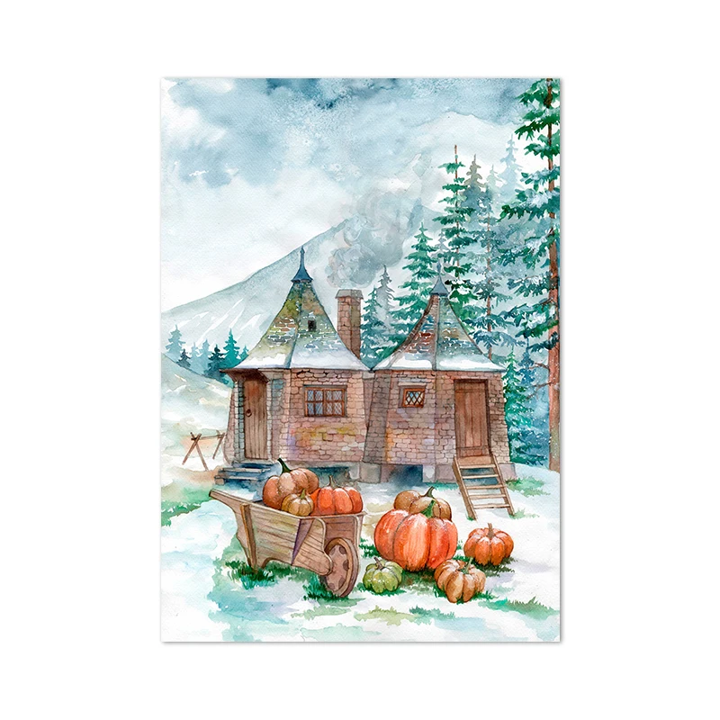 Картина маслом "Дом Уизли" на холсте 
Картина маслом "Дом Уизли" на холсте