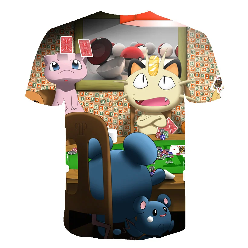 Summer New Cartoon Print Pikachu T-Shirt Children's Animation Harajuku Fashion Short-Sleeved Boy Casual Shirt Top 4-14 Years Old
Summer New Cartoon Print Pikachu T-Shirt Children's Animation Harajuku Fashion Short-Sleeved Boy Casual Shirt Top 4-14 Years Old