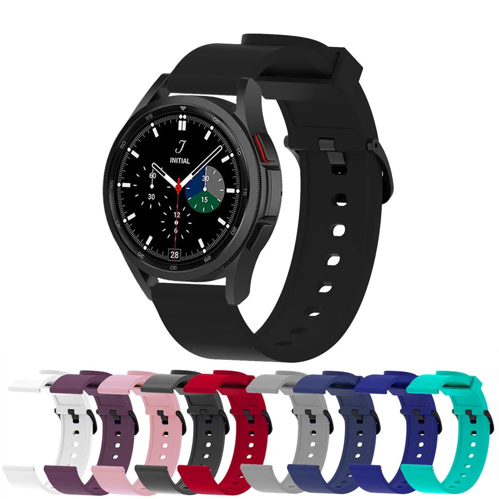 Ремешок силиконовый для наручных часов, браслет для Samsung Galaxy Watch 4 Classic 42 мм 46 мм/Watch 4 40 мм 44 мм, аксессуары для смарт-часов, 20 мм
Ремешок силиконовый для наручных часов, браслет для Samsung Galaxy Watch 4 Classic 42 мм 46 мм/Watch 4 40 мм 44 мм, аксессуары для смарт-часов, 20 мм
