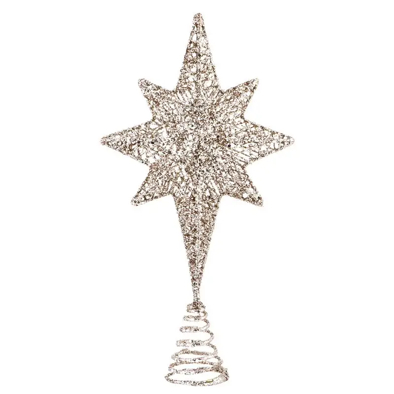 1Pc Christmas Eight Pointed Star Tree Topper Xmas Tree Ornament For Home Party Projector Decoration Christmas Tree Toppers
1Pc Christmas Eight Pointed Star Tree Topper Xmas Tree Ornament For Home Party Projector Decoration Christmas Tree Toppers