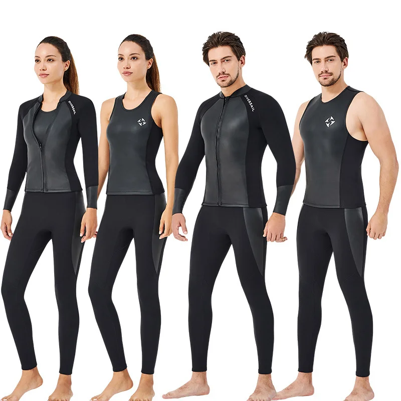 Premium Wetsuit 2MM Neoprene Jacket Men Scuba Diving Vest Snorkeling Kite Surfing Suit Women Pants Warm Equipment
Premium Wetsuit 2MM Neoprene Jacket Men Scuba Diving Vest Snorkeling Kite Surfing Suit Women Pants Warm Equipment