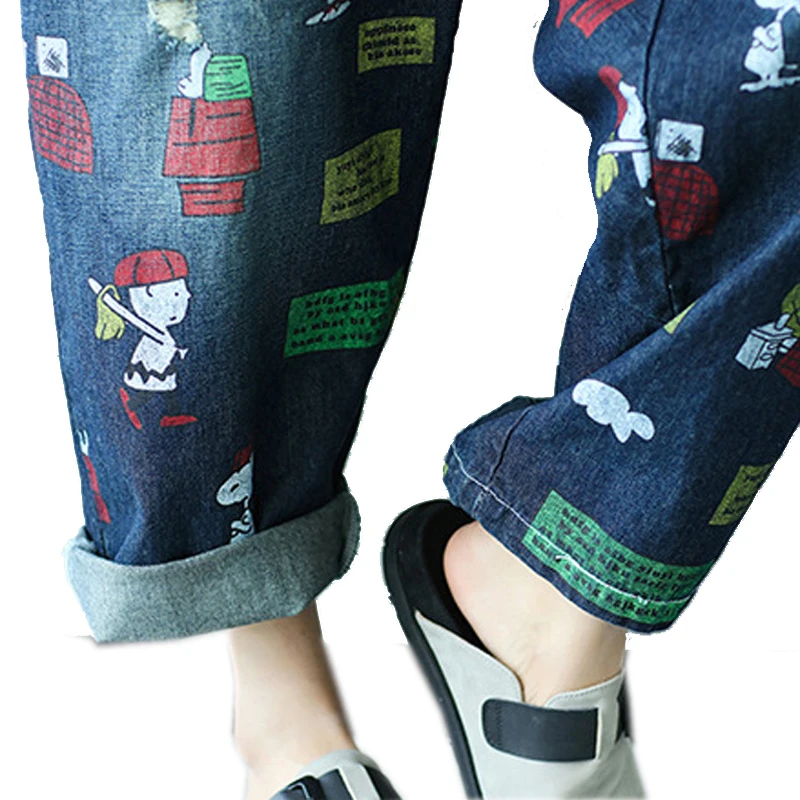 Womens Denim Cotton Suspenders Jumpsuit Overalls Baggy Low Drop Crotch Cartoon Print Loose Big Oversize Cute Casual A09111248
Womens Denim Cotton Suspenders Jumpsuit Overalls Baggy Low Drop Crotch Cartoon Print Loose Big Oversize Cute Casual A09111248