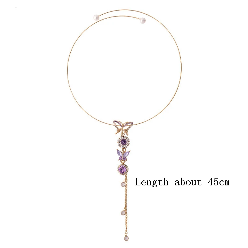 Fashion Crystal Butterfly Pendants Necklaces For Women Metal Butterflies Necklace New Design Jewelry Gift Vintage Choker Collar
Fashion Crystal Butterfly Pendants Necklaces For Women Metal Butterflies Necklace New Design Jewelry Gift Vintage Choker Collar