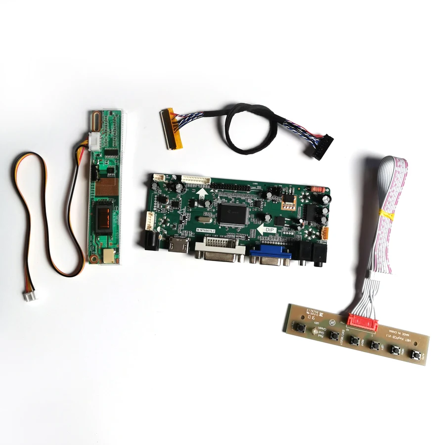 For LP171WP4-TL03/TL04 1440*900 17.1" VGA+DVI LCD Monitor Panel M.NT68676 Screen Controller Drive Board LVDS 30Pin CCFL Kit
For LP171WP4-TL03/TL04 1440*900 17.1" VGA+DVI LCD Monitor Panel M.NT68676 Screen Controller Drive Board LVDS 30Pin CCFL Kit