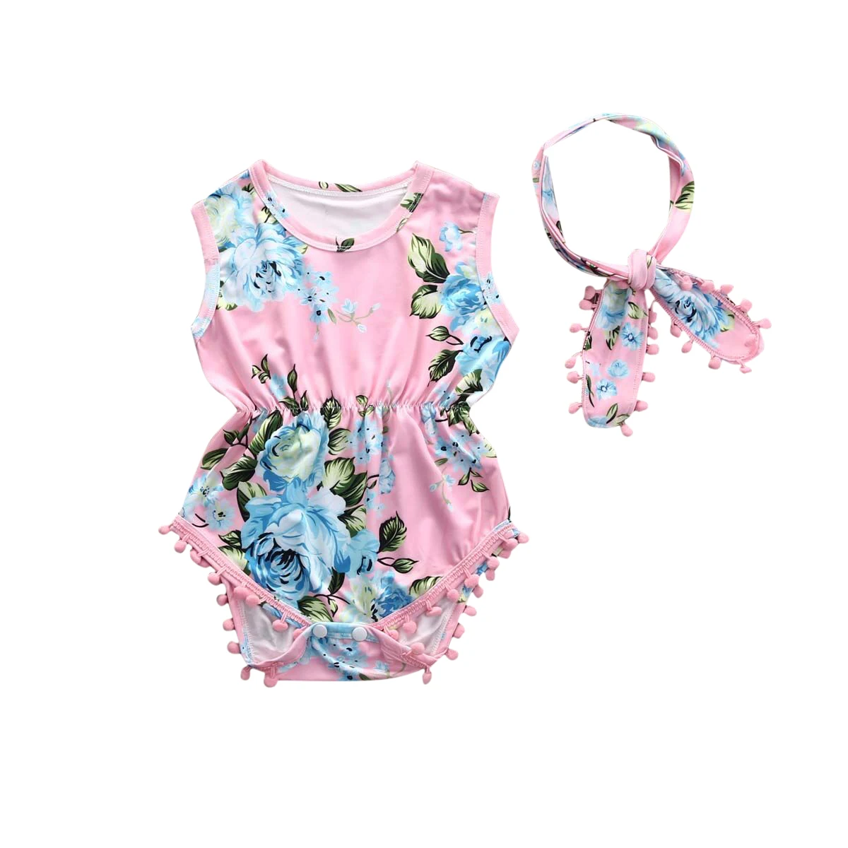 Newborn Baby Floral Romper Infant Toddler Girls Sleeveless Jumpsuit Sunsuit Headband 2pcs Outfits Baby Casual Clothes 0-24M
Newborn Baby Floral Romper Infant Toddler Girls Sleeveless Jumpsuit Sunsuit Headband 2pcs Outfits Baby Casual Clothes 0-24M