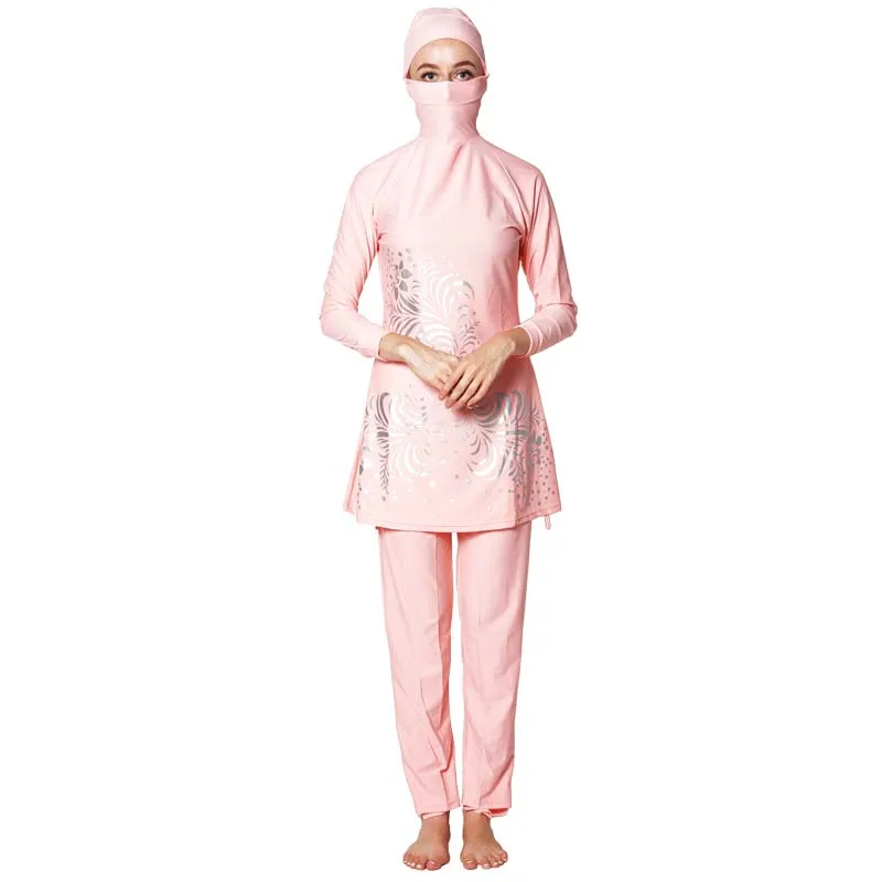 DROZENO Muslim swimsuit Women's bathing suit Beach muslims sun their suits Two-piece | Спорт и развлечения