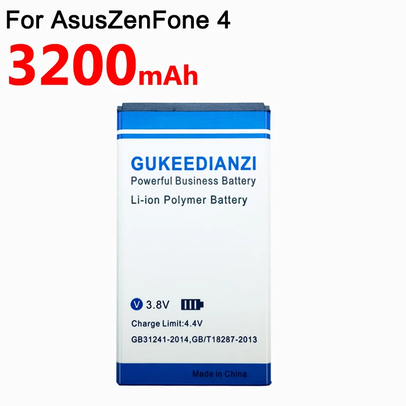 GUKEEDIANZI Mobiel батарея для телефона Asus ZenFone 4 ZenFone4 A400CG ZC451TG 3200 мА/ч C11P1404 (прямоугольник
