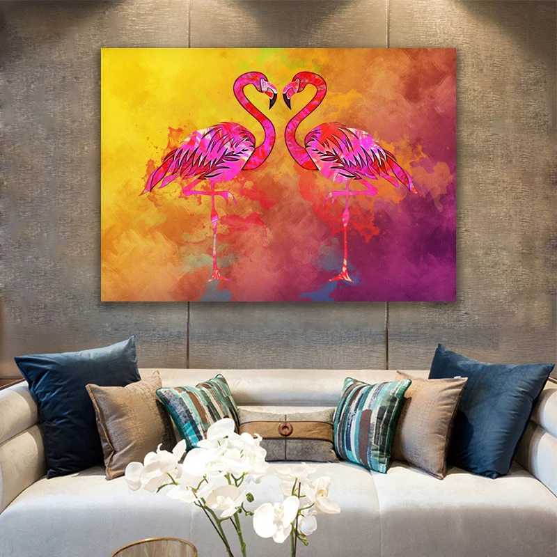 Canvas Painting On Oil Wall Art Decoration Flamingo Animal Modern Poster and Print Pictures For Living Room Home Decoration
Canvas Painting On Oil Wall Art Decoration Flamingo Animal Modern Poster and Print Pictures For Living Room Home Decoration