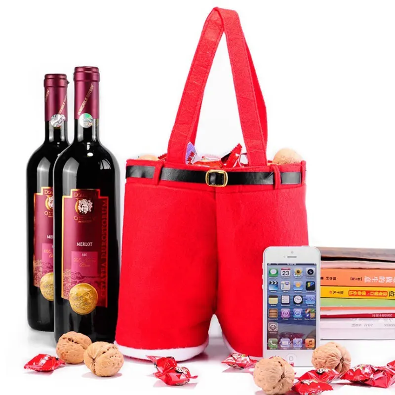 Cute Santa Claus Pants Green Santa Elf Pocket For Christmas Treat Candy Bags Wine Stocking Bottle Gift Bag Xmas Decoration
Cute Santa Claus Pants Green Santa Elf Pocket For Christmas Treat Candy Bags Wine Stocking Bottle Gift Bag Xmas Decoration