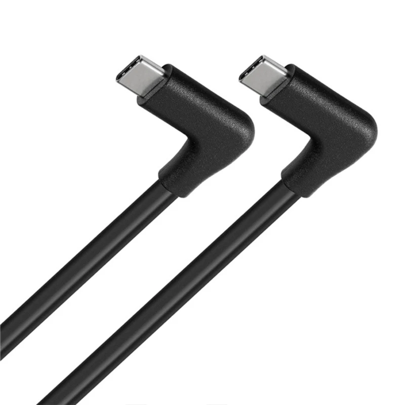 90 Degree 100W PD 5A Type C Cable 4K 60Hz USB-C USB3.1 Gen 2 10Gbps Fast Chargin G6DD
90 Degree 100W PD 5A Type C Cable 4K 60Hz USB-C USB3.1 Gen 2 10Gbps Fast Chargin G6DD