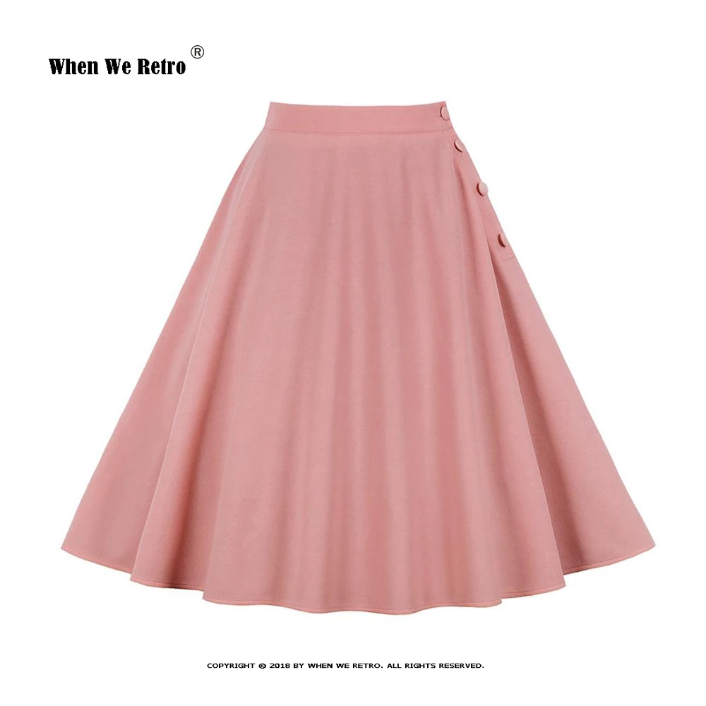 Autumn Retro Soild Pink Women Skirts 2021 Hgh Waist Vintage 50s 60s Skirt Elegant A-Line Knee Length Skirt VD2371
Autumn Retro Soild Pink Women Skirts 2021 Hgh Waist Vintage 50s 60s Skirt Elegant A-Line Knee Length Skirt VD2371