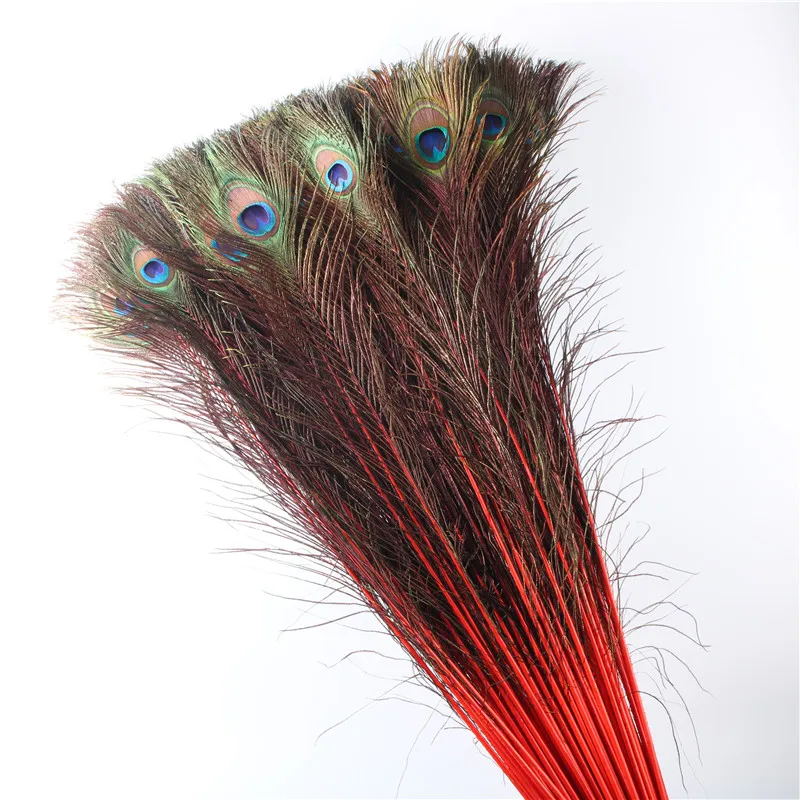 Promotion 50-100pcs/lot Red Natural Peacock Feathers 28-32inches/70-80cm Carnival Accessories Plume Plumas
Promotion 50-100pcs/lot Red Natural Peacock Feathers 28-32inches/70-80cm Carnival Accessories Plume Plumas