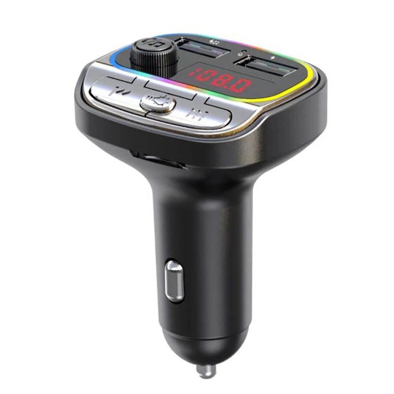 Автомобильный MP3-плеер C21, 3,1 А, USB, быстрое зарядное устройство, Bluetooth 5,0, FM-передатчик с красочной подсветкой, поддержка громкой связи, TF U-диск
Автомобильный MP3-плеер C21, 3,1 А, USB, быстрое зарядное устройство, Bluetooth 5,0, FM-передатчик с красочной подсветкой, поддержка громкой связи, TF U-диск