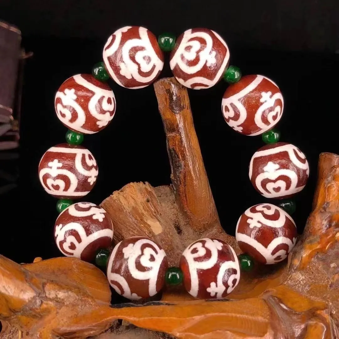 Bizuteria Pure natural gemstone bracelet braccialetto uomo kralen armband dames Tibet natural agate high quality Ethnic style
Bizuteria Pure natural gemstone bracelet braccialetto uomo kralen armband dames Tibet natural agate high quality Ethnic style