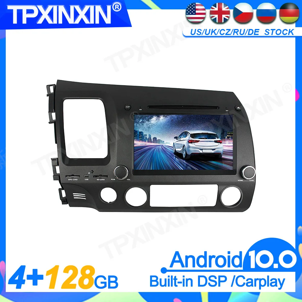 4+128GB Android10.0 Car No DVD Player GPS Map Navigation For Honda Civic 2006-2011 Head Head Unit Multimedia Player Auto Radio
4+128GB Android10.0 Car No DVD Player GPS Map Navigation For Honda Civic 2006-2011 Head Head Unit Multimedia Player Auto Radio