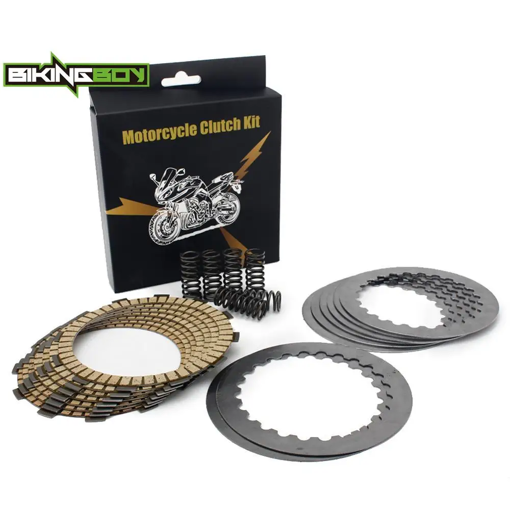 BIKINGBOY 7 Paper Friction Plate + 8 Steel Separator Plate + 6 Heavy Duty clutch Spring For KTM 250 SX-F XC-F SXF XCF 17 18
BIKINGBOY 7 Paper Friction Plate + 8 Steel Separator Plate + 6 Heavy Duty clutch Spring For KTM 250 SX-F XC-F SXF XCF 17 18