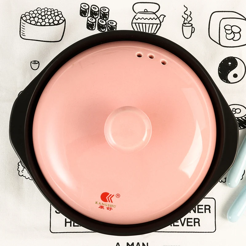 Casserole High Temperature Health Soup Pot Korean Style Color Cover Wide Mouth Soup Pot Open Fire Casserole Household Shallow
Casserole High Temperature Health Soup Pot Korean Style Color Cover Wide Mouth Soup Pot Open Fire Casserole Household Shallow