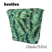 huntfun Colorful Twill Fabric Waterproof Inner Lining Insert Zipper Pocket for Classic Mini Obag Senior Inner Pocket for O Bag