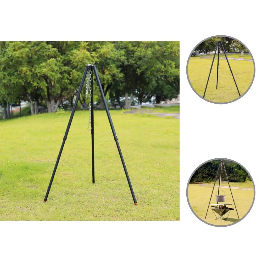Useful Accessory Reliable Cooking Lantern Tripod Hunger for Fishing Pot Hunging Tripod Campfire Cooking Tripod
Useful Accessory Reliable Cooking Lantern Tripod Hunger for Fishing Pot Hunging Tripod Campfire Cooking Tripod