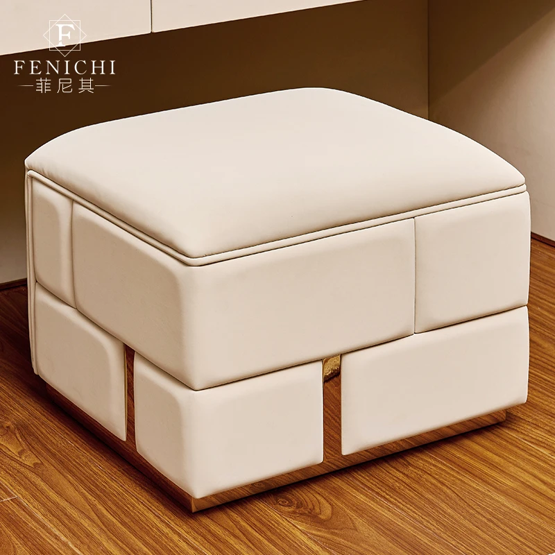 Modern simple frosted leather dressing stool metal square stool manicure footstool home shoes replacement stool sofa s
Modern simple frosted leather dressing stool metal square stool manicure footstool home shoes replacement stool sofa s