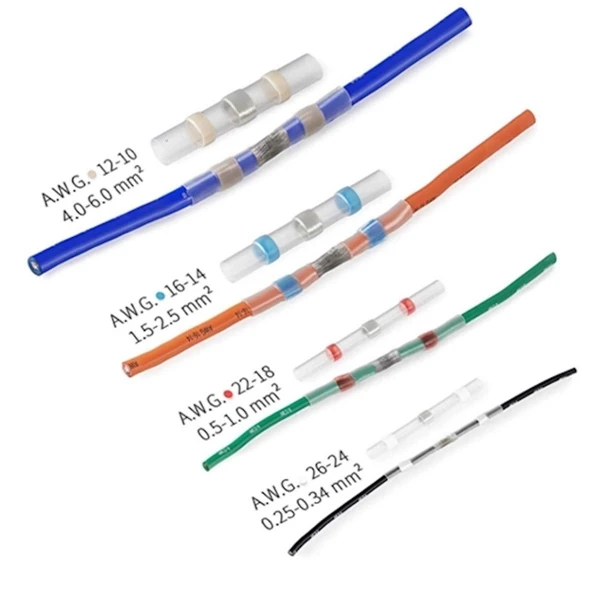 New Self Solder Heat Shrink Butt Connectors with Solder, Waterproof Solder Wire Connectors, Solder Sleeves for All Electrical So
New Self Solder Heat Shrink Butt Connectors with Solder, Waterproof Solder Wire Connectors, Solder Sleeves for All Electrical So