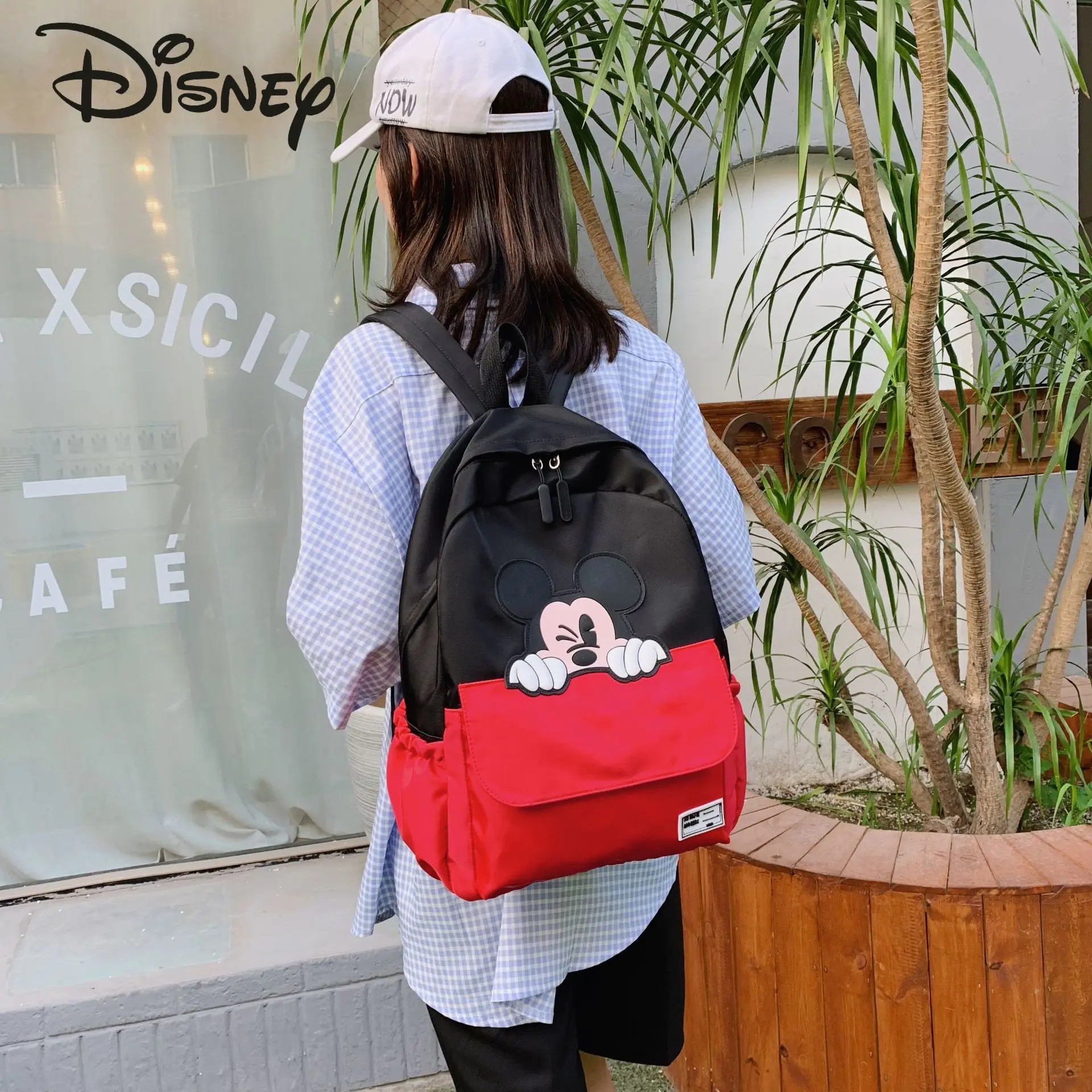 Disney Mickey Mouse Backpack Multi-function Large-capacity Couple Hot-selling Shoulder Bag Cartoon Image Lady Durable Travel Bag
Disney Mickey Mouse Backpack Multi-function Large-capacity Couple Hot-selling Shoulder Bag Cartoon Image Lady Durable Travel Bag