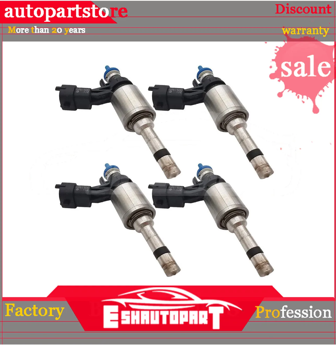 4x0261500112 12636111 топливный инжектор для BUICK REGAL 2011 ~ 2013 VERANO 2013 ~ 2016 2.0L L4 с турбонаддувом
4x0261500112 12636111 топливный инжектор для BUICK REGAL 2011 ~ 2013 VERANO 2013 ~ 2016 2.0L L4 с турбонаддувом