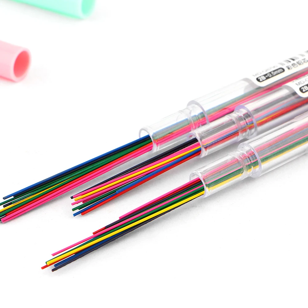 4Pcs/lot Creative 0.5mm 0.7mm Refill Colorful Mechanical Pencil Refill Lead Art Sketch Drawing Color Lead School Office Supplies
4Pcs/lot Creative 0.5mm 0.7mm Refill Colorful Mechanical Pencil Refill Lead Art Sketch Drawing Color Lead School Office Supplies