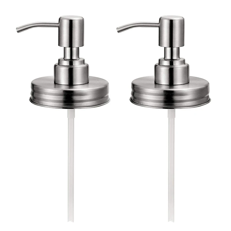 Double Stainless Steel Soap Pump and Lotion Dispenser Lid,Replacement Rust Proof Soap and Lotion Dispenser Pump for Mason Jars o
Double Stainless Steel Soap Pump and Lotion Dispenser Lid,Replacement Rust Proof Soap and Lotion Dispenser Pump for Mason Jars o