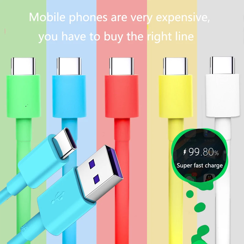 5A Charging Cable For Huawei Mobile Phone Super Fast Charging Type c Data Cable Mate40pro1020P30 Flash Charging
5A Charging Cable For Huawei Mobile Phone Super Fast Charging Type c Data Cable Mate40pro1020P30 Flash Charging