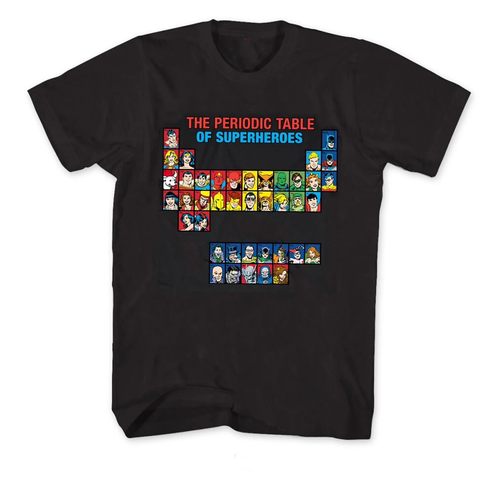 Comics The Periodic Table of Superheroes Mens T-Shirt. Summer Cotton Short Sleeve O-Neck Unisex T Shirt New S-3XL
Comics The Periodic Table of Superheroes Mens T-Shirt. Summer Cotton Short Sleeve O-Neck Unisex T Shirt New S-3XL