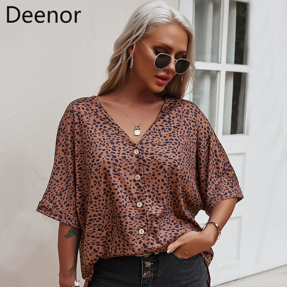 Deenor Summer Women Sexy V-Neck T-Shirt Fashion Casual Women Leopard Print Long Sleeves Loose Tee Shirt Women Tops Tees
Deenor Summer Women Sexy V-Neck T-Shirt Fashion Casual Women Leopard Print Long Sleeves Loose Tee Shirt Women Tops Tees