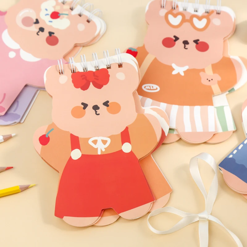 60 pcs Kawaii Notepad Post it cute Little bear memo pad Diary to do list Office stationery for school 2021 Supplies
60 pcs Kawaii Notepad Post it cute Little bear memo pad Diary to do list Office stationery for school 2021 Supplies