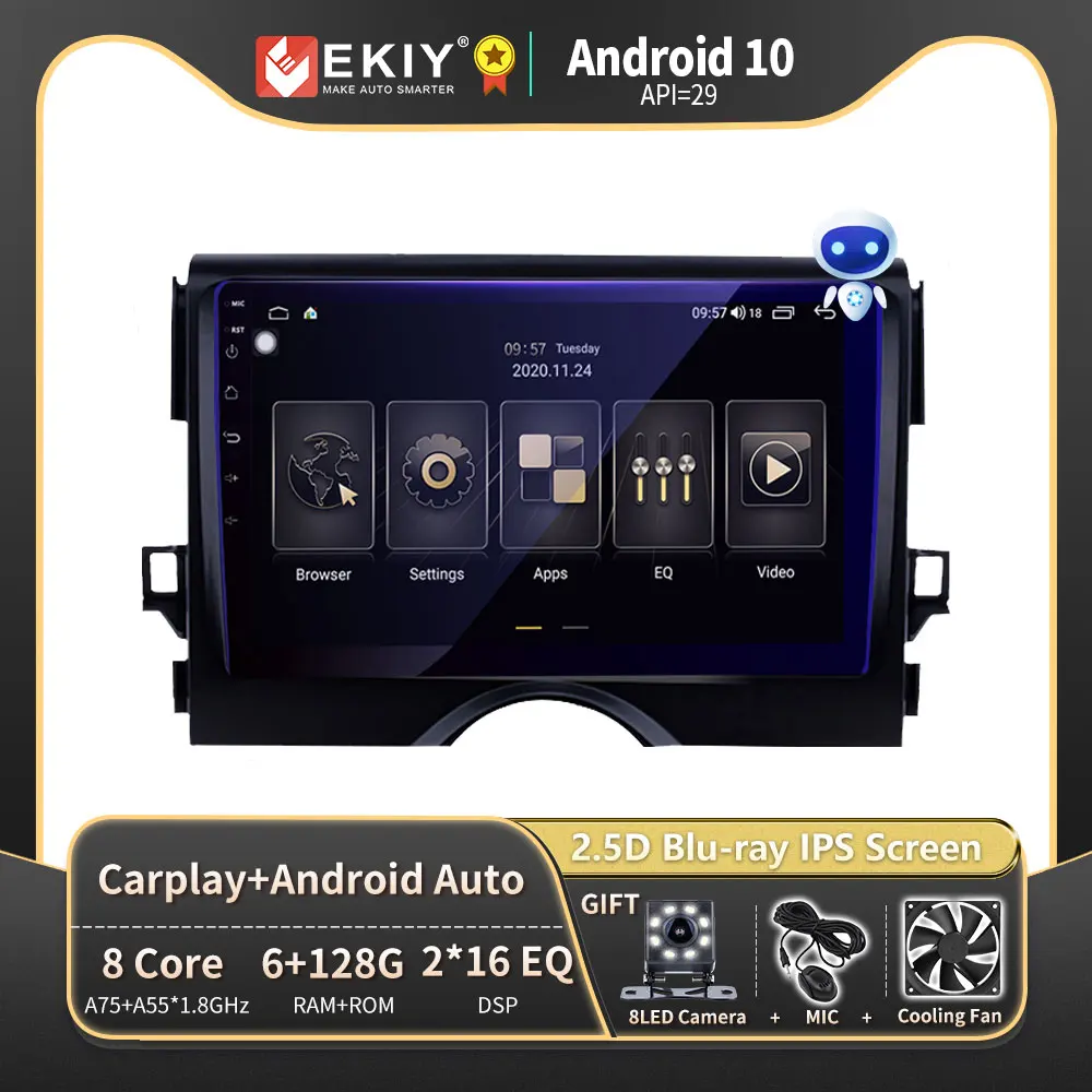 EKIY T900 Car Radio For TOYOTA REIZ Mark X 2010-2015 Android Auto Stereo Carplay Multimedia Video Player Navigation GPS no 2din
EKIY T900 Car Radio For TOYOTA REIZ Mark X 2010-2015 Android Auto Stereo Carplay Multimedia Video Player Navigation GPS no 2din