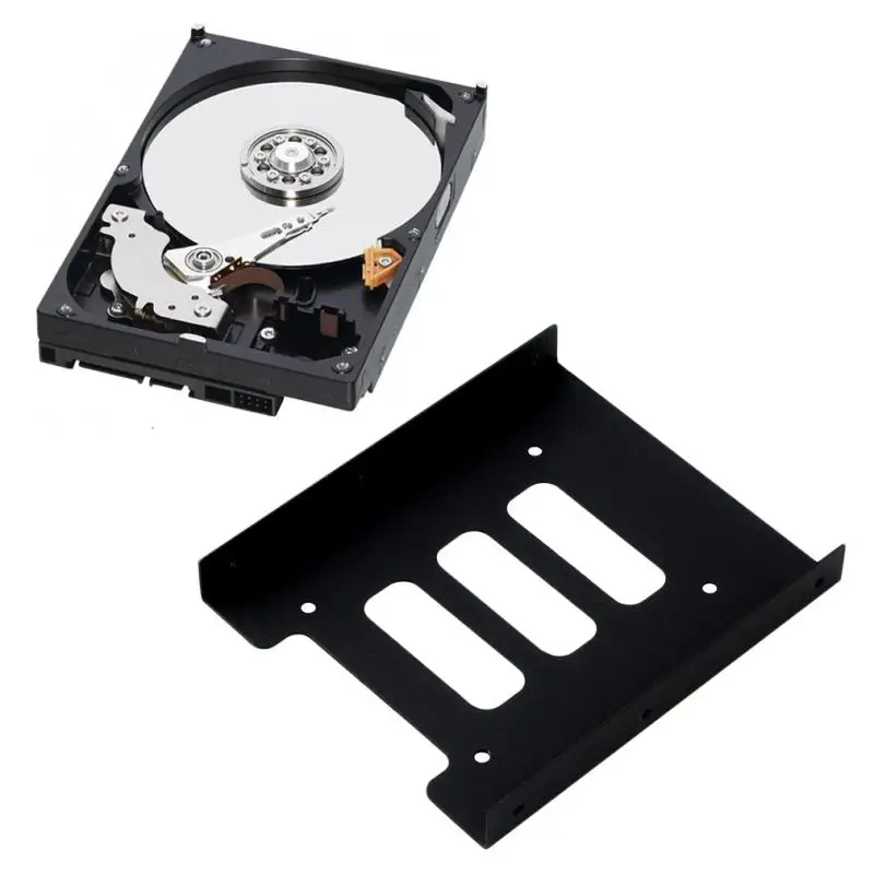 Useful 2.5 Inch SSD HDD To 3.5 Inch Metal Mounting Adapter Bracket Dock Screw Hard Drive Holder For PC Hard Drive Enclosure
Useful 2.5 Inch SSD HDD To 3.5 Inch Metal Mounting Adapter Bracket Dock Screw Hard Drive Holder For PC Hard Drive Enclosure