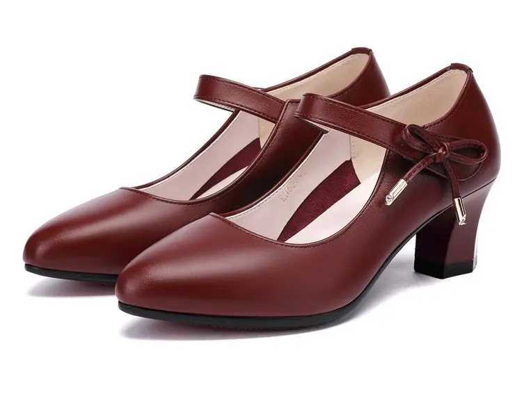 Women Pumps High Heels PU Leather Hook Loop Bowknot Woman Ladies Fashion Female Spring Casual Shoes Female Footwear Soft bottom
Women Pumps High Heels PU Leather Hook Loop Bowknot Woman Ladies Fashion Female Spring Casual Shoes Female Footwear Soft bottom