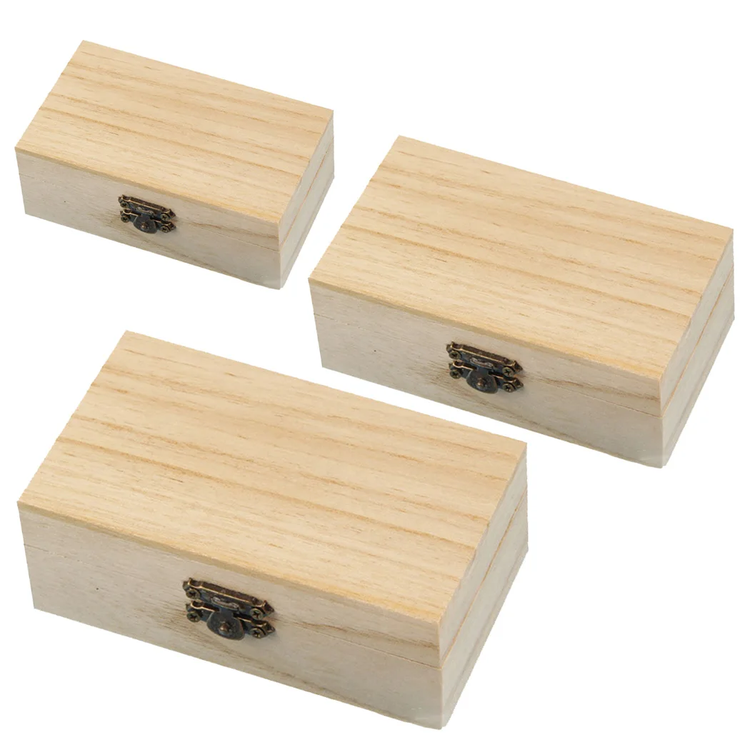1pcs Plain Wood Wooden Storage Boxes Square Hinged Storage Boxes Craft Gift Box Solid Wood Home Organization 3 Sizes
1pcs Plain Wood Wooden Storage Boxes Square Hinged Storage Boxes Craft Gift Box Solid Wood Home Organization 3 Sizes