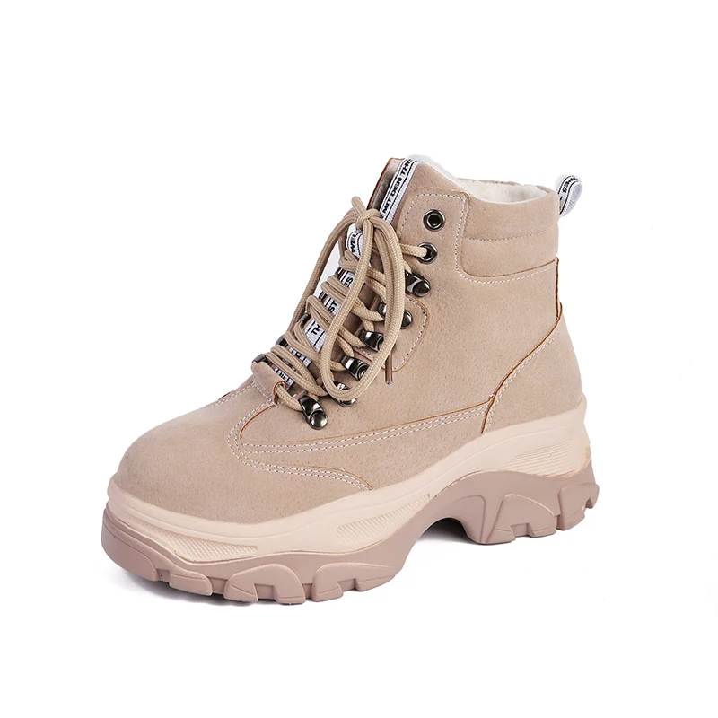Women Boots autumn winter Increase ankle Shoes Women plus velvet Snow boots warm round head Casual Martin boots Y876
Women Boots autumn winter Increase ankle Shoes Women plus velvet Snow boots warm round head Casual Martin boots Y876