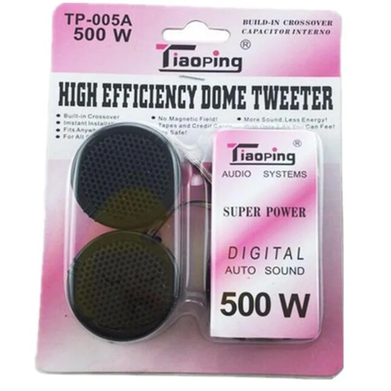 Universal Car Audio Speakers High Efficiency Mini Dome Tweeter Loudspeaker 2x 500W Loud Speaker Super Power Audio Sound for Car
Universal Car Audio Speakers High Efficiency Mini Dome Tweeter Loudspeaker 2x 500W Loud Speaker Super Power Audio Sound for Car