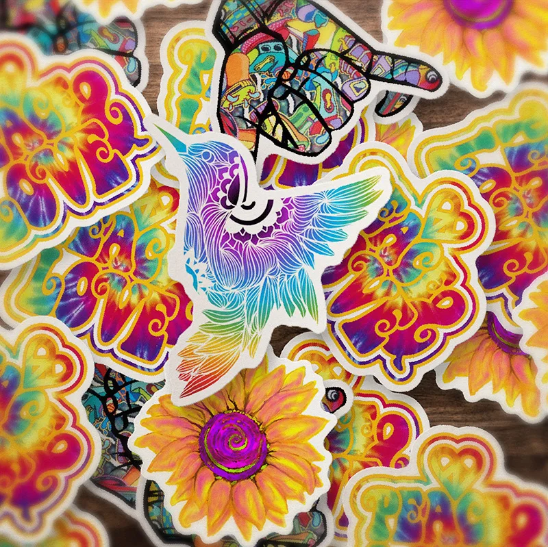10/50PCS Hippies Style Psychedelic Cool Fashion Street Art Graffiti Stickers Aesthetic Bike Skateboard Waterproof Sticker Pack
10/50PCS Hippies Style Psychedelic Cool Fashion Street Art Graffiti Stickers Aesthetic Bike Skateboard Waterproof Sticker Pack