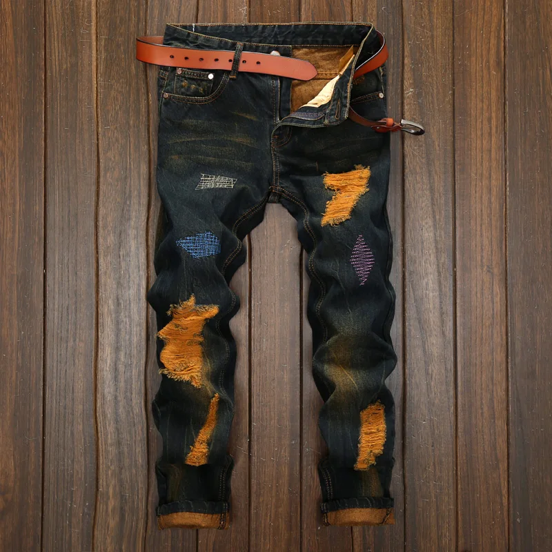 Dropshipping European and American Personality To Do Old Straight Men's Jeans Vintage Fashion Pants Jeans джинсы для мужчин
Dropshipping European and American Personality To Do Old Straight Men's Jeans Vintage Fashion Pants Jeans джинсы для мужчин